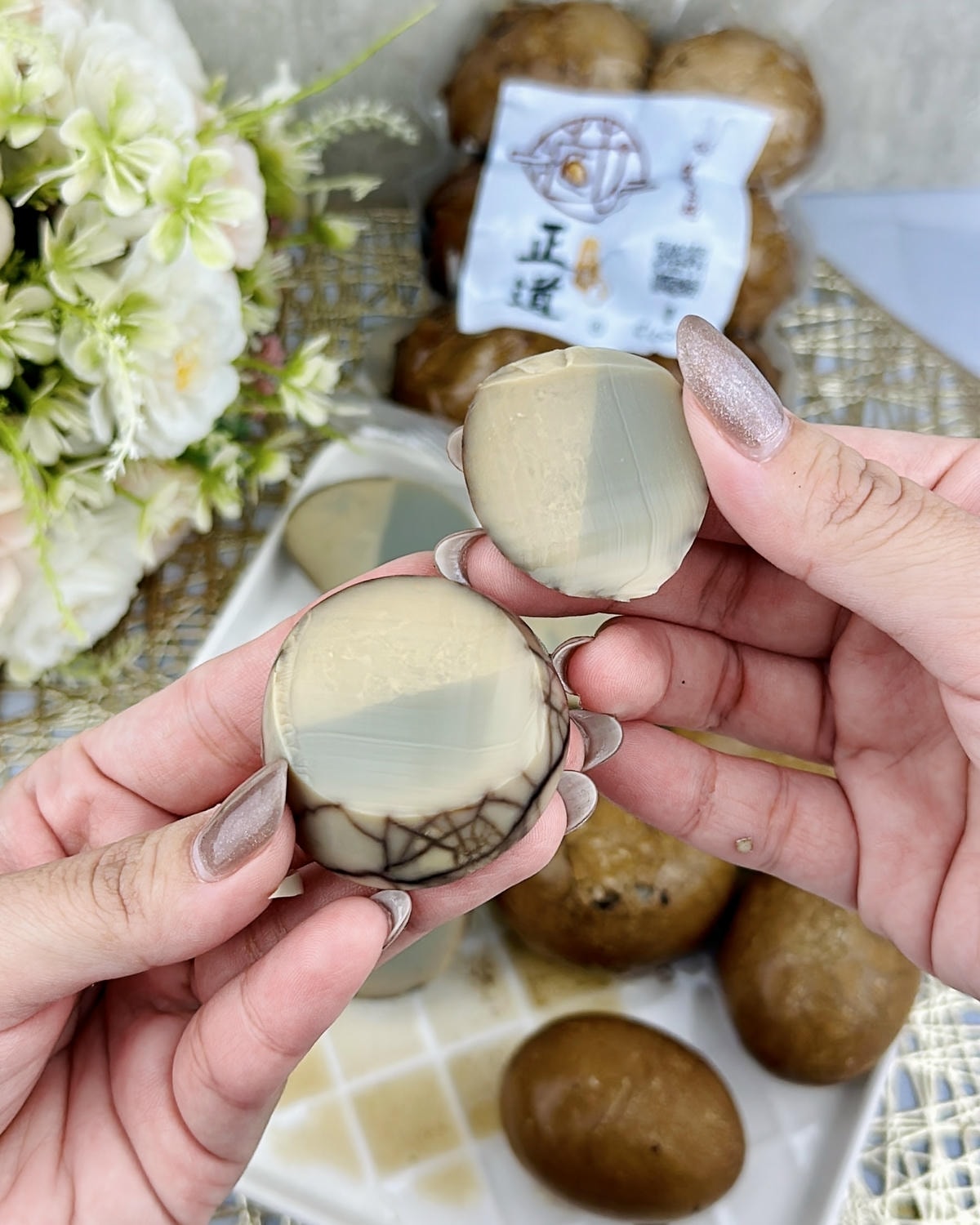 【宅配美食】我把心藏起來啦無蛋黃感的好吃茶葉蛋「正道藏心蛋