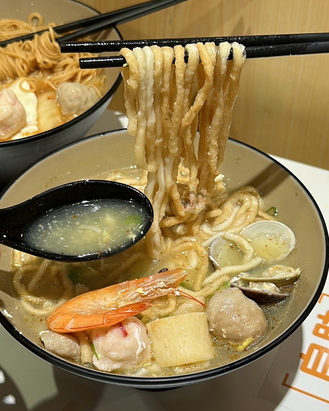 【新竹新豐】凌晨12點也能在新竹吃到南部口味的鍋燒麵!! 「